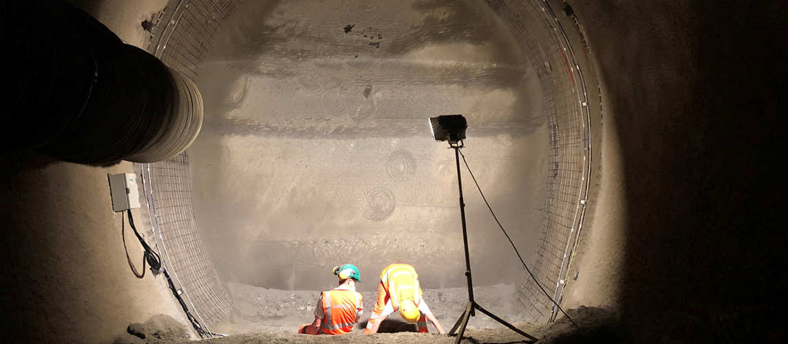 Strain measurements in tunnel construction
